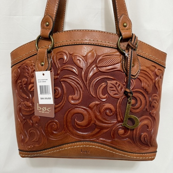 b.o.c. Embossed Shoulder Bag - Picture 1 of 14